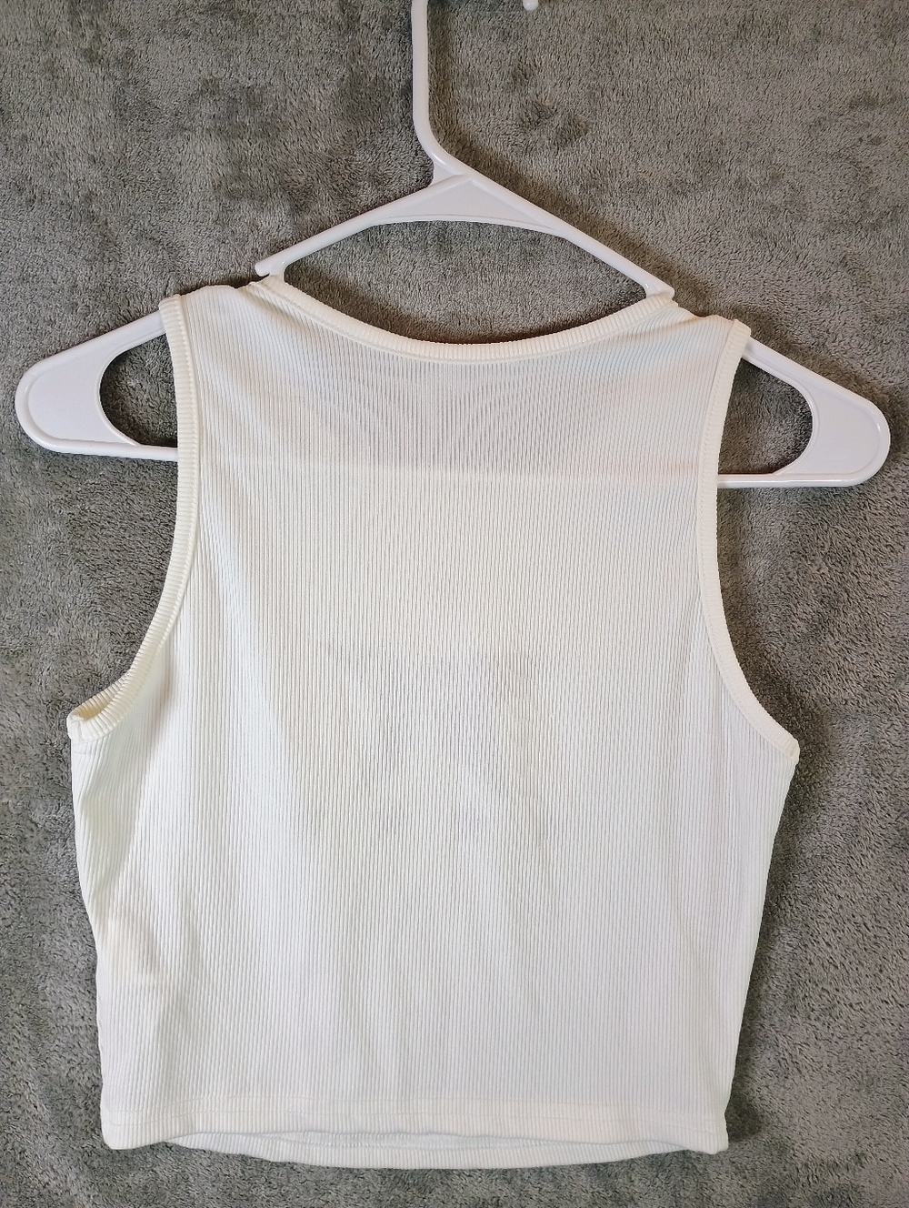 Romwe White Skull Star Tank Top Juniors Petite Small - Picture 8 of 9